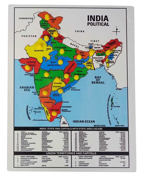 India Map Free Map Of India With States UTs And Capital OFF