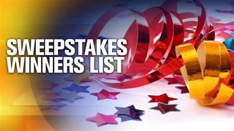 Sweepstakes Winners List - ABC11 Raleigh-Durham