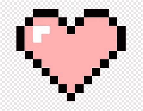 Pixel Art 8 Bit Color Heart Heart Rectangle Heart Png Pngegg