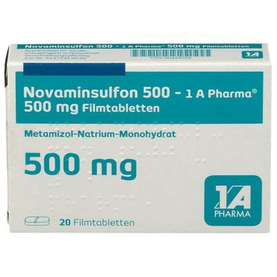 Novaminsulfon A Pharma St Shop Apotheke Com