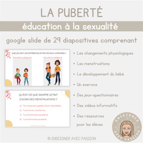 La Puberté éducation à La Sexualité