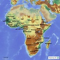 StepMap - Schwarzafrika - Landkarte für Deutschland