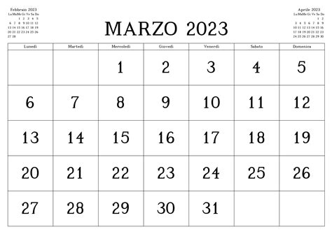 Calendario Marzo 2023 Estilos Docalendario