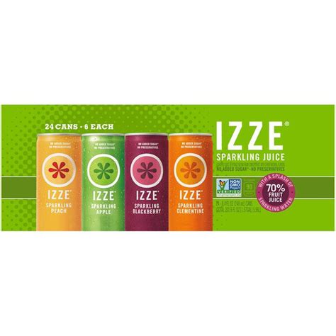 Izze Variety Sparkling Juice Beverage 2016 Fl Oz Instacart