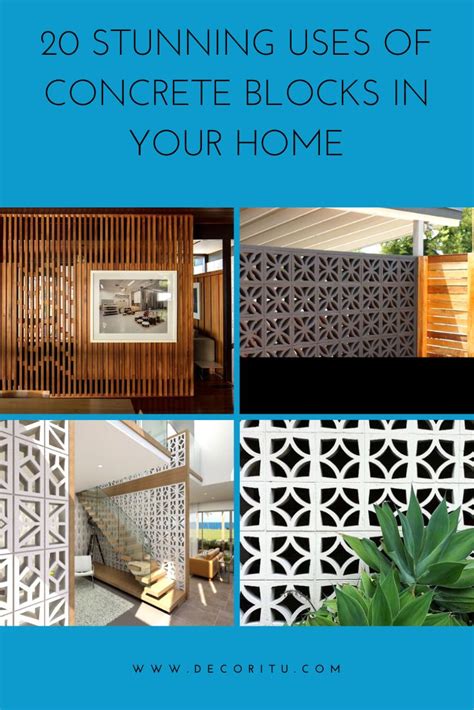 21+ Fabulous Uses of Concrete Blocks in Your Home | Concrete blocks
