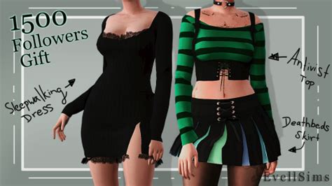Evellsims Sims 4 Clothing Sims 4 Sims 4 Cc Goth
