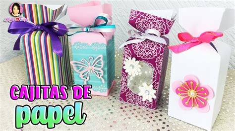 Cajitas De Papel Para Regalar Con Molde Paso A Paso Por Diy Con Marlene