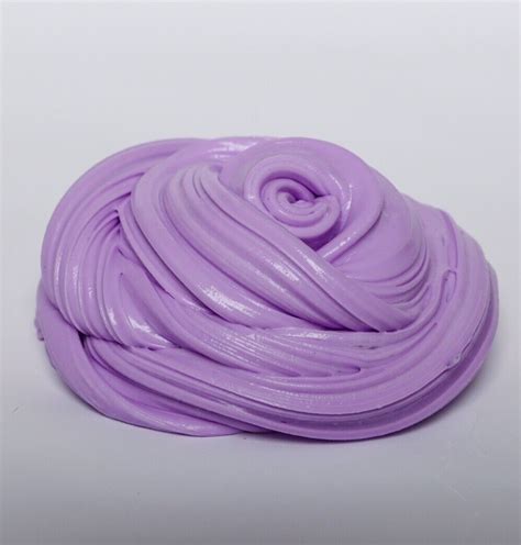 Fluffy Pastel Purple Butter Slime Kids Fun Australian Made Slimes 2oz