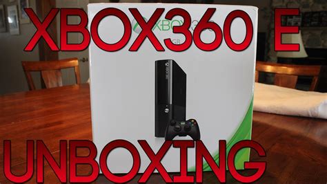 Xbox 360 E 4gb Unboxing Youtube
