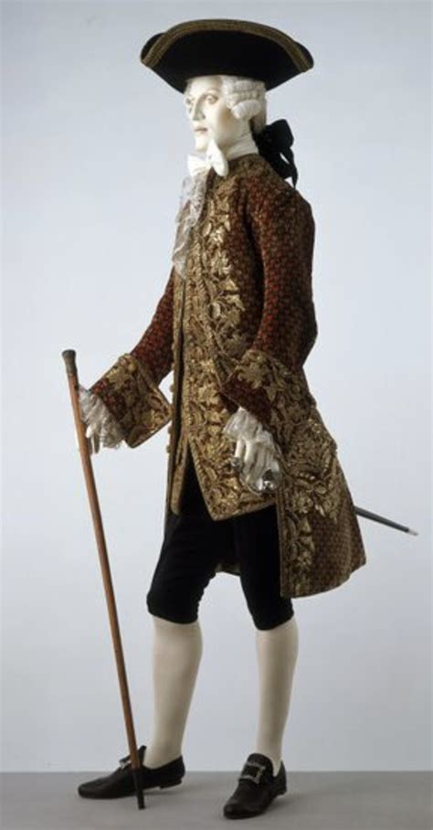 Vestimenta Hombre Francia 1760 18th Century Fashion 18th Century
