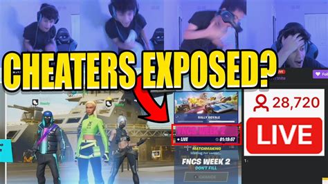 Fortnite Pros Caught Cheating In Fncs On Stream By Nrg Ron Epic