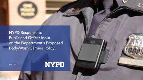 Nypd Releases Proposed Police Officer Body Worn Camera Procedure Nypd News