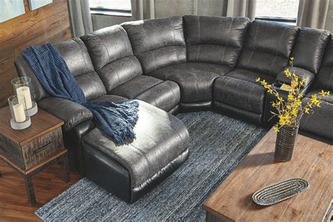 Nantahala 6 Piece Reclining Sectional With Chaise Ashley Furniture
