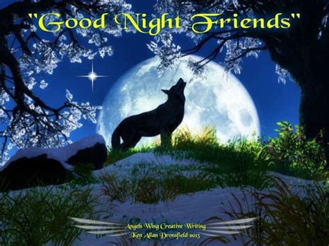 Good Night Wolves Pinterest