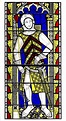 Painted glass. Gilbert de Clare, 5th Earl of Gloucester
