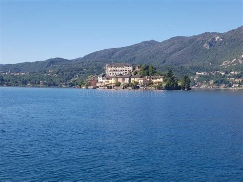 Island Of Orta San Giulio Italy Stock Photo Image Of Lake Orta