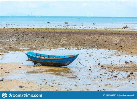 Fishing Boats Parking On The Sea Beach Stock Image Image Of District Holiday