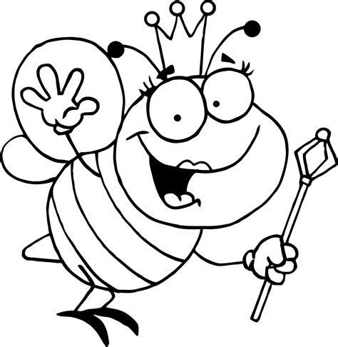 Ayo Mewarnai Gambar Mewarnai Lebah Untuk Anak Paud Dan Tk Mudah Dan