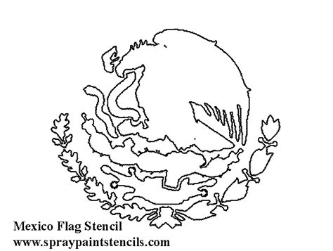 Mexican Flag Stencil  By Kloun708 Photobucket