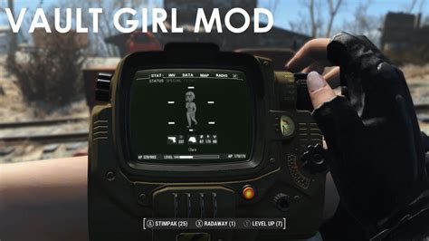 Fallout 4 Mod Review Vault Girl Mod Youtube