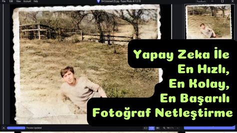 Yapay Zekal Topaz Photo Ai Le En H Zl En Kolay En Ba Ar L