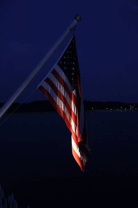The American Flag At Night It Lasts Forever Photography Photography
