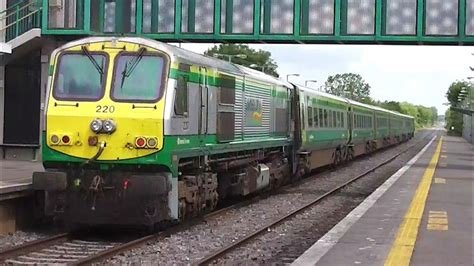 Irish Rail Mark 4 Intercity Train 201 Class Loco Monasterevin