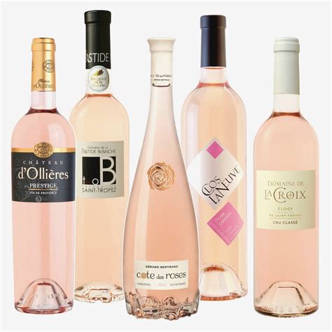 rose wine taste of wine vin rosé Étiquette de vin vins de provence