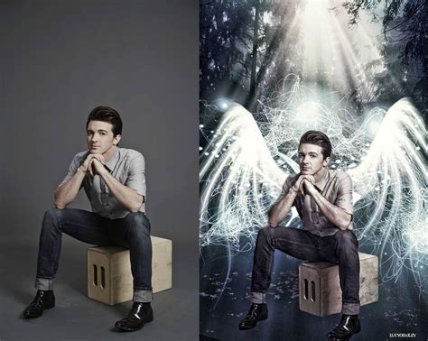 Drake Bell Fantasy Photo Manipulation Before And After Edit