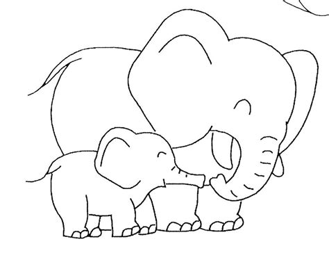 Coloriage D Elephant A Imprimer Elephants Coloriages Pour Enfants De