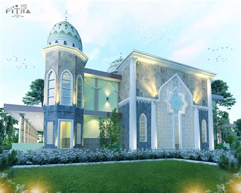 Green Mosque 3d Cgtrader