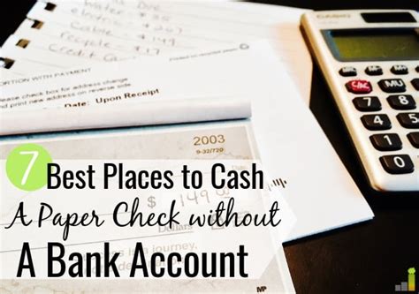 7 Best Places To Cash A Paper Check Besides Your Bank