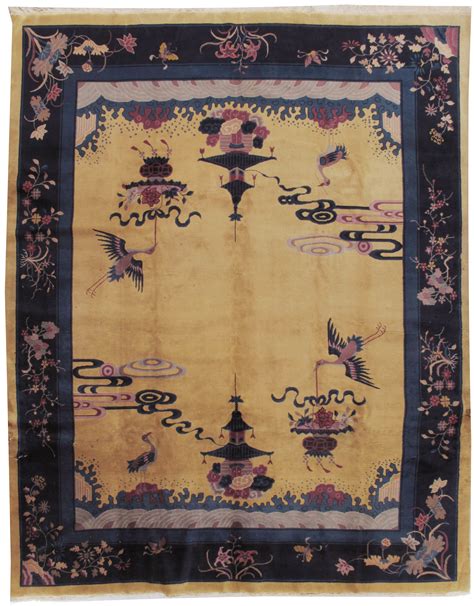 Antique Chinese Peking Rug Cu 1481 Lavender Oriental Carpets