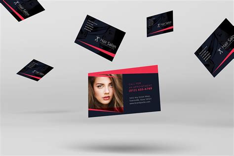 Hair Salon Business Card Template In Psd Ai Vector Brandpacks