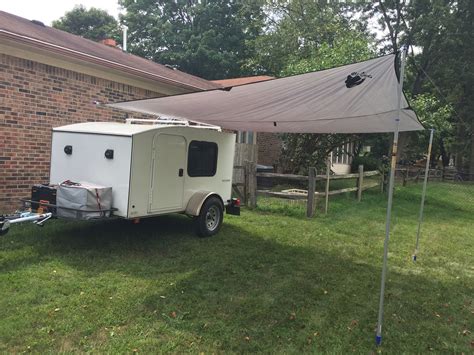 Diy Rv Awning Camping Again And A Diy Awning How To Because Im