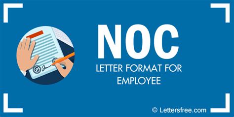 No Objection Certificate Noc Letter Format For Employee Sample No