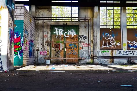 Free Picture Urban Graffiti Vandalism Wall Warehouse