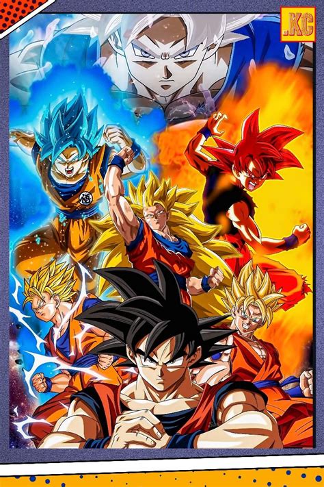The dragon ball hunt is over, and goku goes to receive martial arts training from his late grandfather's old teacher. Cuadro Transformaciones De Gokú / Dragon Ball Super - S ...