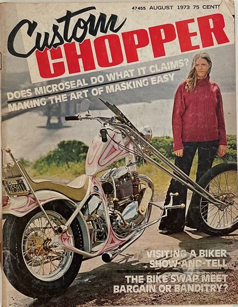 Custom Chopper Magazine Augustus 1973 Etsy
