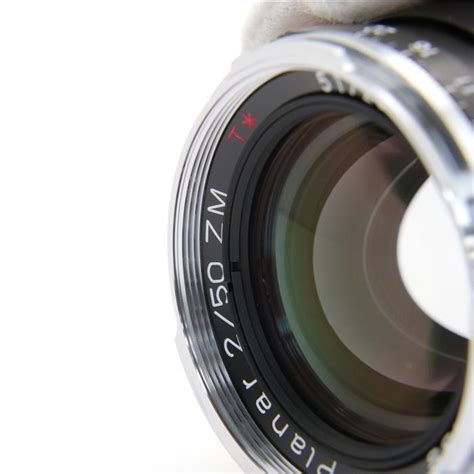 Carl Zeiss Planar T 50mm F2 Zm For Leica M Mount Black Near Mint