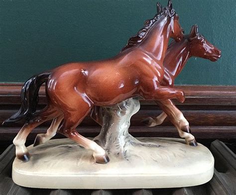 Porcelain Horse Figurine Hertwig And Company Porcelain Horse Figurine