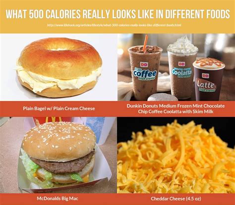 What 500 Calories Really Looks Like In Different Foods Food