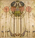 The Wassail, detail of centre panel, by Charles Rennie Mackintosh, c ...