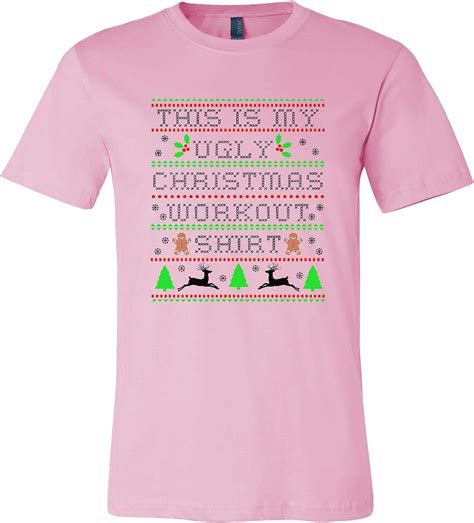 flumadiddle designs this is my ugly christmas workout shirt funny ugly christmas