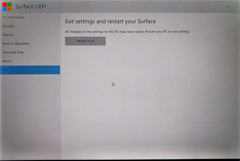How To Configure Surface Pro Uefibios Settings Surfacetip