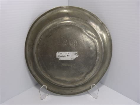 Antique Pewter Plate T Danforth Philadelphia Kiwanis Marketplace