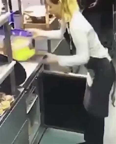 Waitress Takes A Huge Load To The Face Rs