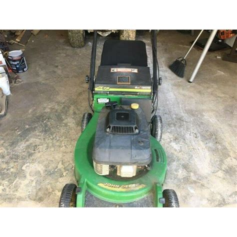 John Deere Jx75 21” Self Propelled Lawn Mower W Bag And Mulch