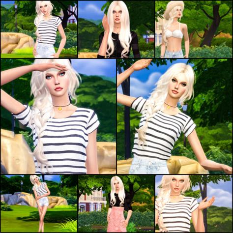 8 Summer Poses For Cas And Ingame By Dreacia Sims 4 Poses
