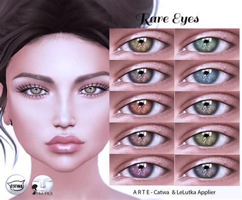 Second Life Marketplace A R T E Rare Eyes Catwa And Lelutka
